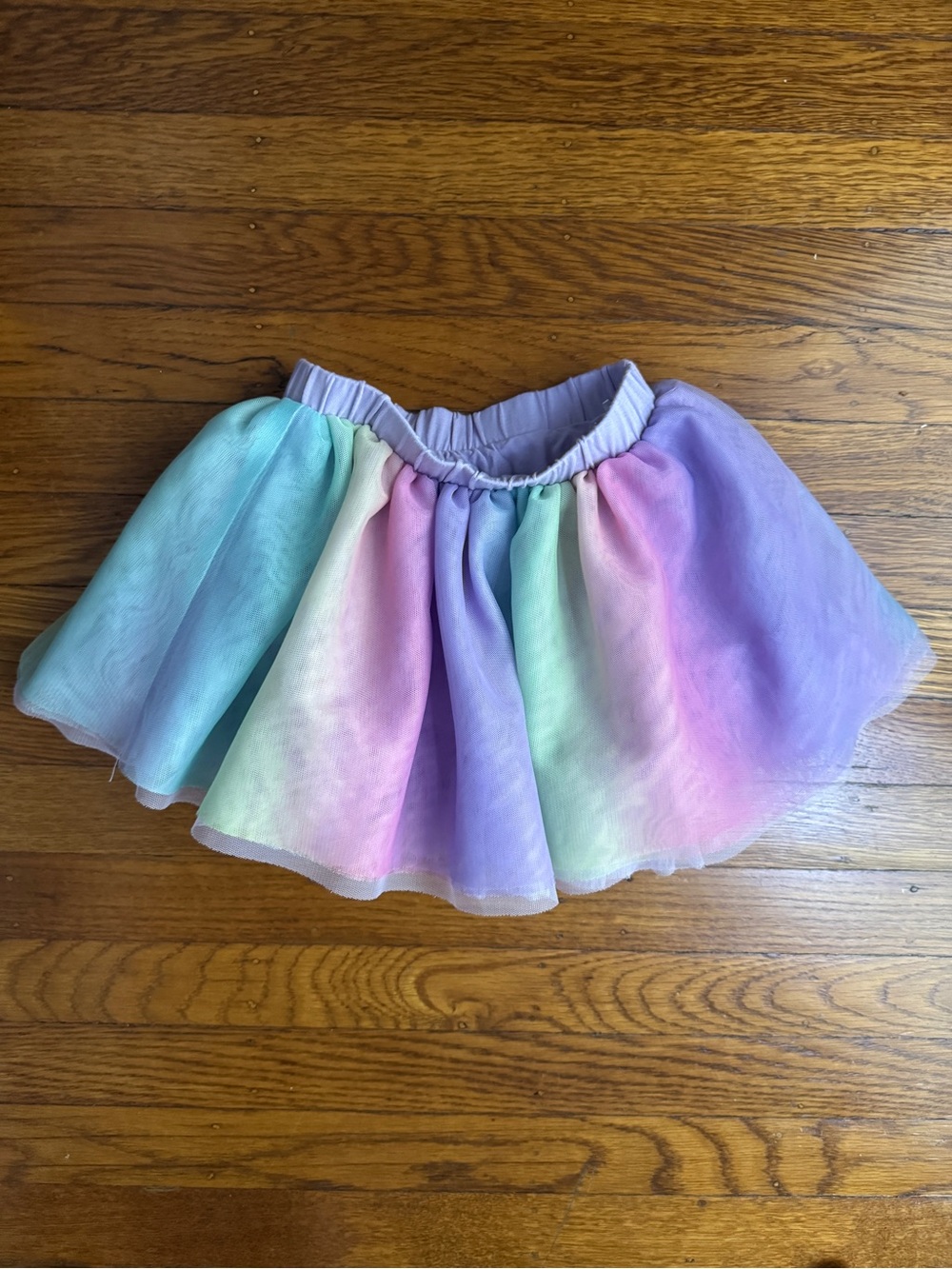 Little Sleepies Pastel Rainbow Tulle Skirt - Size 3T